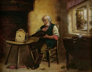 Cleaning the Clock, 1880